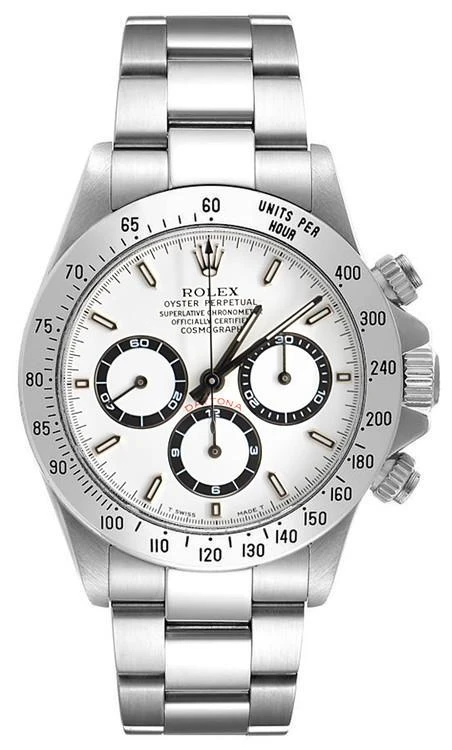 Rolex Zenith Steel Daytona 16520 White Complete Set