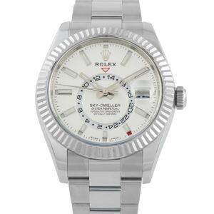 sky-dweller-white-dial-steel-oyster-watch